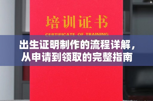 虾峙出生证明制作的流程详解，从申请到领取的完整指南